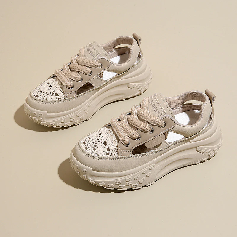 Damen modische Sneakers mit luftigen Einsätzen und komfortabler Dämpfung Heidi Mode - Image 7