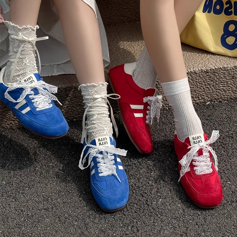 Damen modische Sneakers mit luxuriösem Obermaterial und rutschfester Sohle Heidi Mode - Image 2
