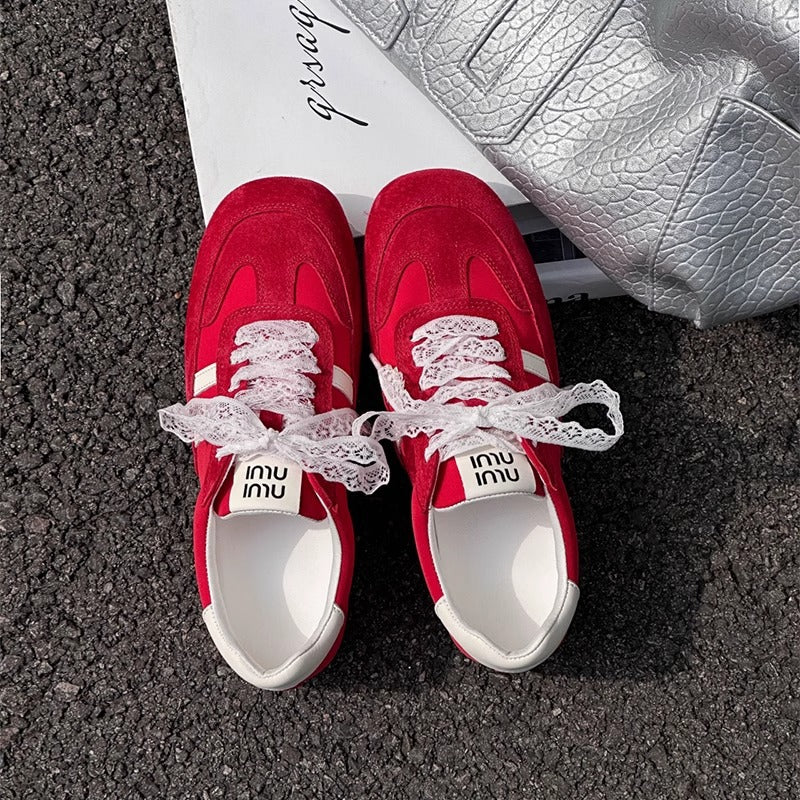 Damen modische Sneakers mit luxuriösem Obermaterial und rutschfester Sohle Heidi Mode - Image 3