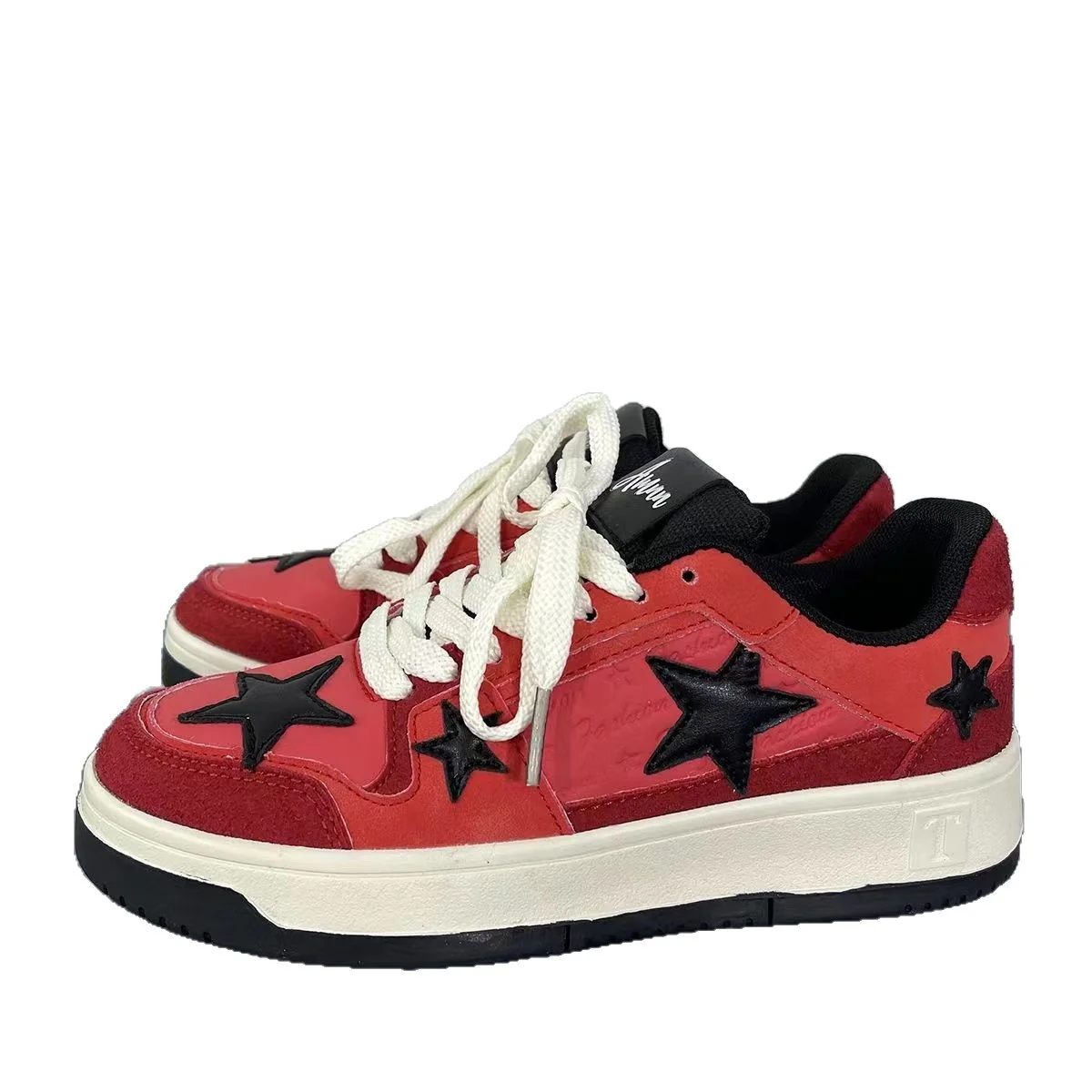 Damen modische Sneakers mit markantem Sternen-Design und dämpfender Sohle Heidi Mode - Image 5