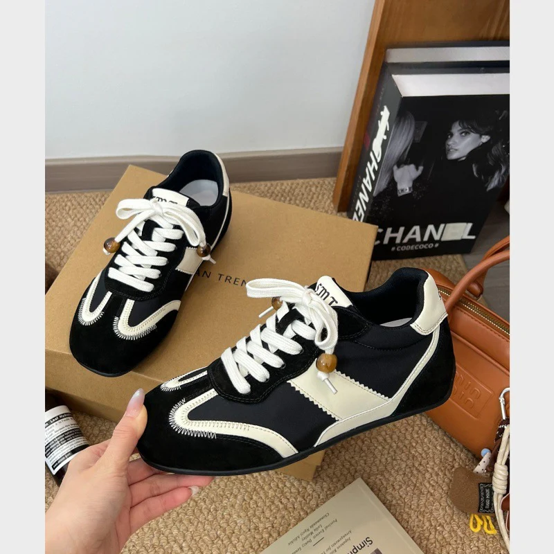 Damen modische Sneakers mit samtweichem Obermaterial und einzigartigem Design Heidi Mode - Image 6