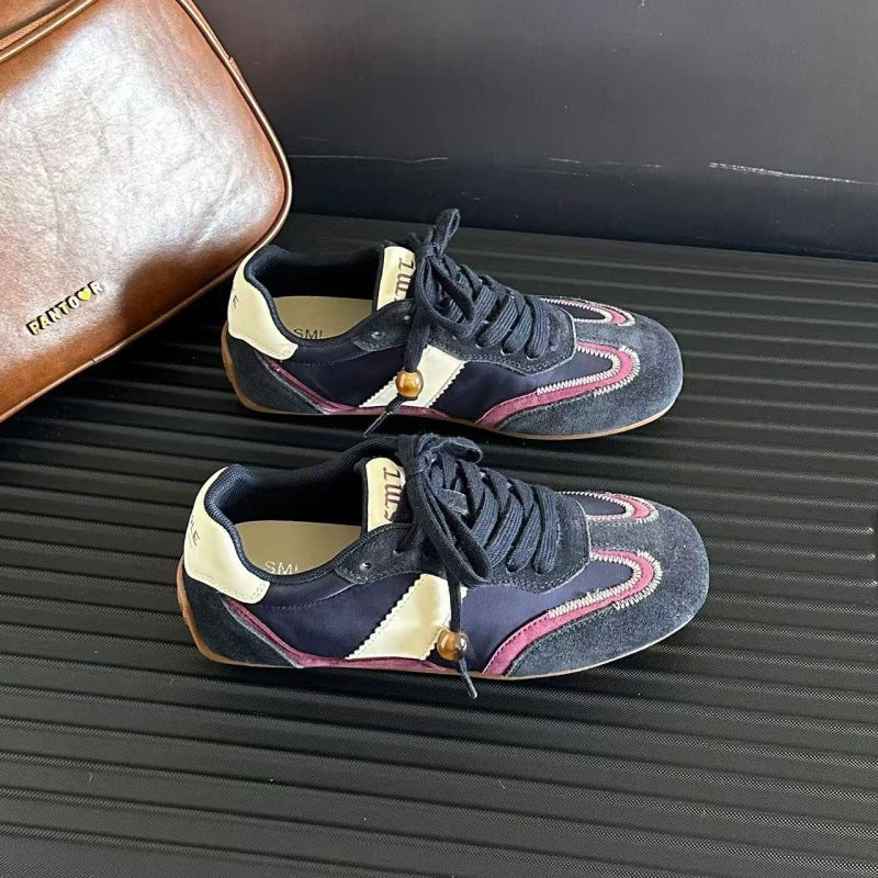 Damen modische Sneakers mit samtweichem Obermaterial und einzigartigem Design Heidi Mode - Image 8