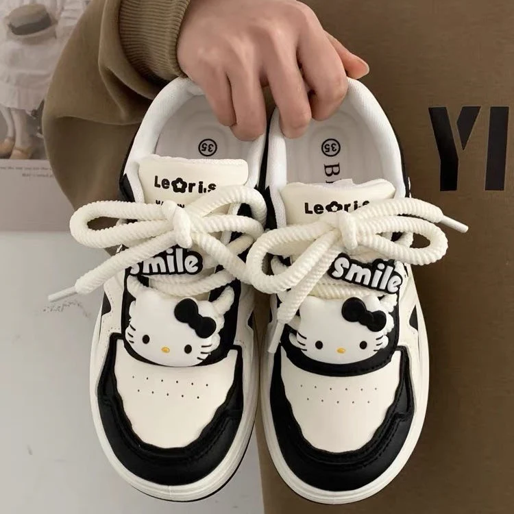 Damen Modische Sneakers mit spielerischem Panda-Design und rutschfester Sohle Heidi Mode - Image 2