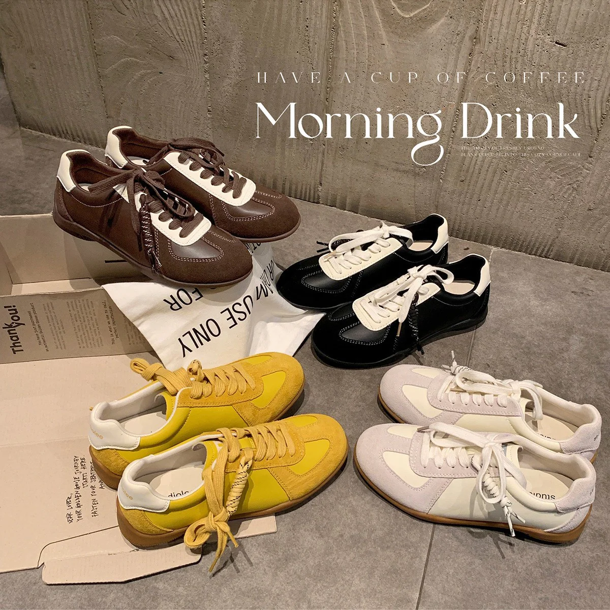 Damen modische Sneakers mit sportlichem Design und atmungsaktiver Obermaterialkombination Heidi Mode - Image 2