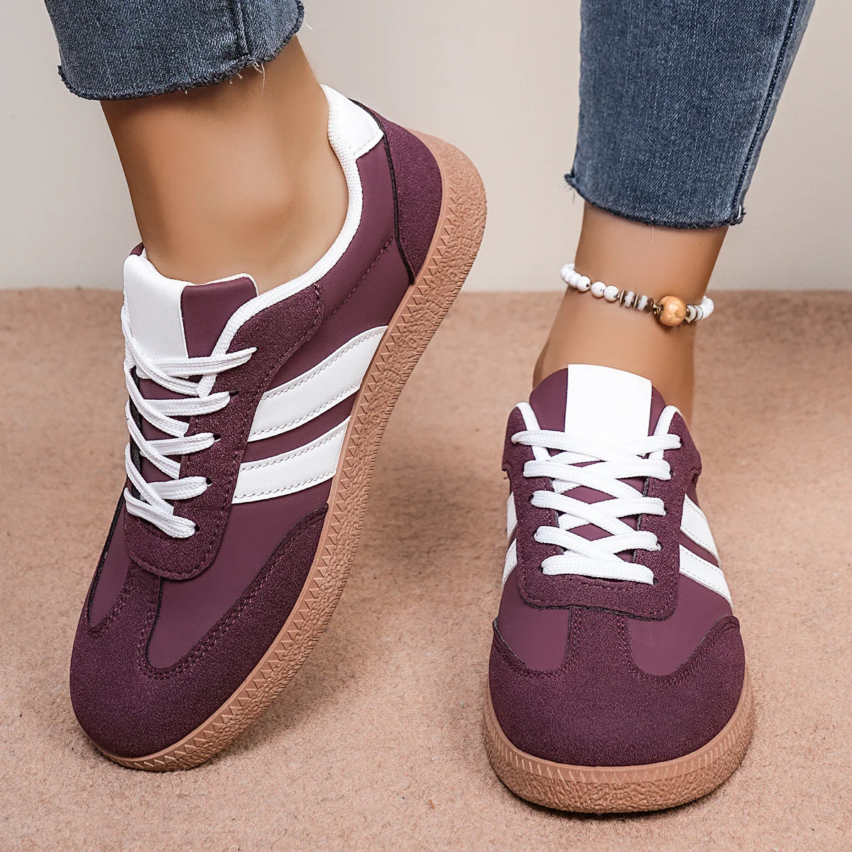 Damen Modische Sneakers mit sportlichem Design und atmungsaktiver Sohle Heidi Mode - Image 3