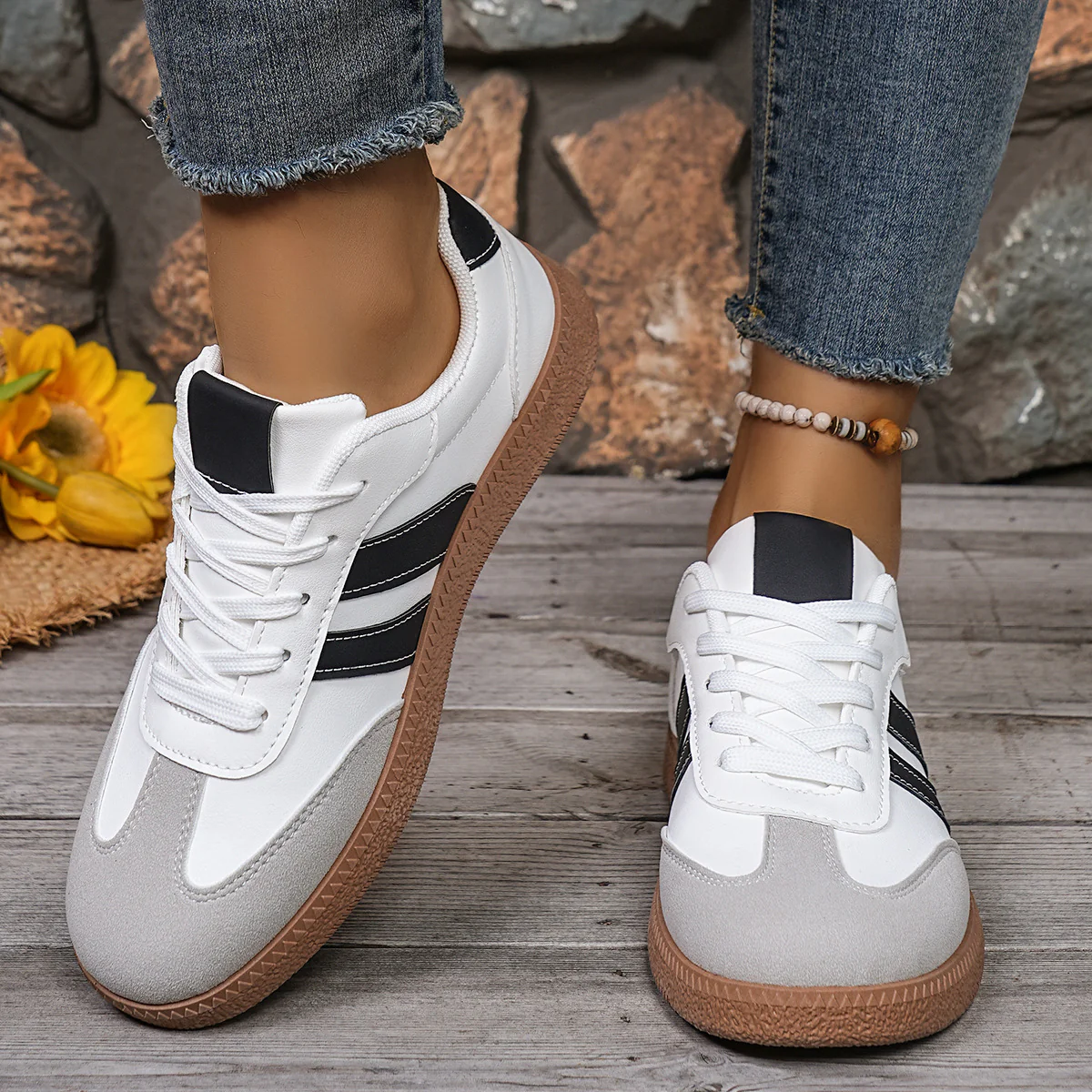 Damen Modische Sneakers mit sportlichem Design und atmungsaktiver Sohle Heidi Mode - Image 7