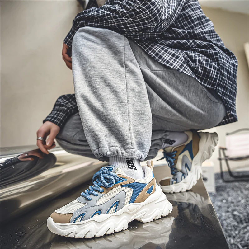 Damen Modische Sneakers mit stoßdämpfendem Design und atmungsaktiver Mesh-Oberfläche Heidi Mode - Image 4
