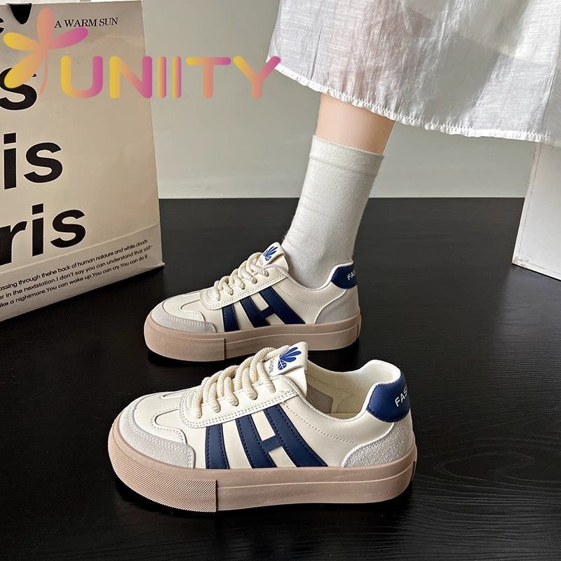Damen modische Sneakers mit verstärktem Fersenbereich und atmungsaktiver Oberflächenstruktur Heidi Mode - Image 2
