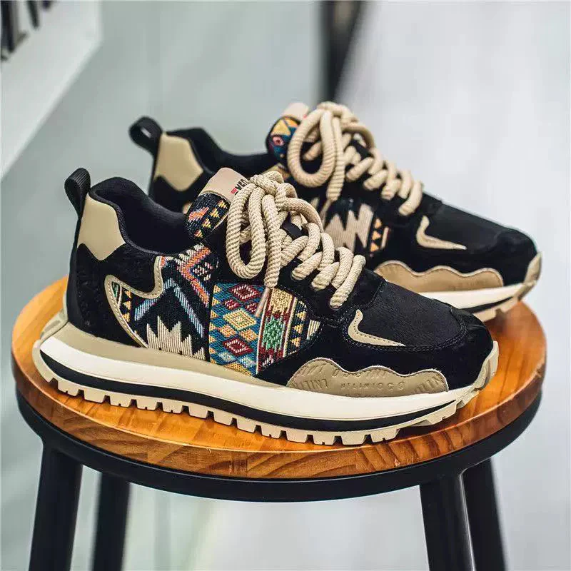 Damen Modische Sneakers mit vielfältigem Ethno-Muster und strapazierfähiger Sohle Heidi Mode - Image 7