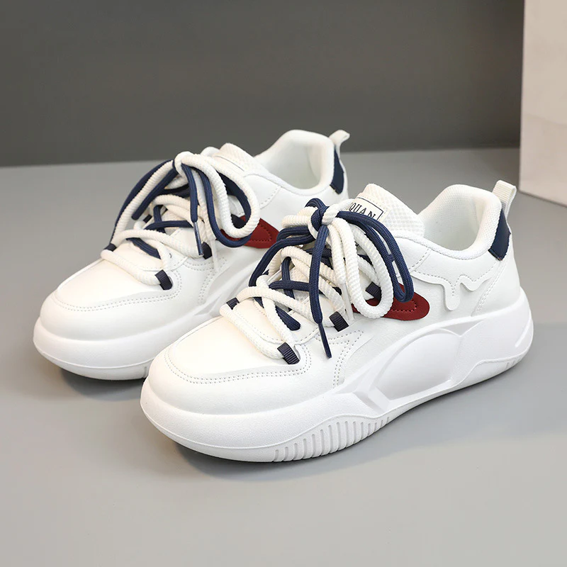 Damen modische Sport Sneakers mit praktischen Schnürsenkeln und dämpfender Laufsohle Heidi Mode - Image 2