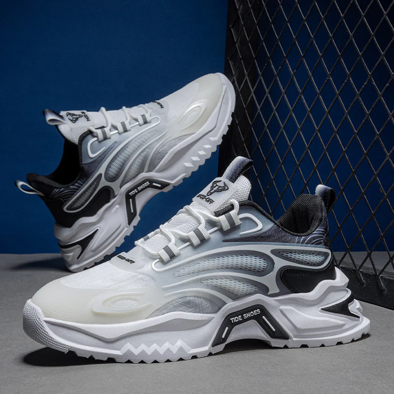 Damen modische sportive Sneakers mit rutschfester Laufsohle Heidi Mode - Image 3