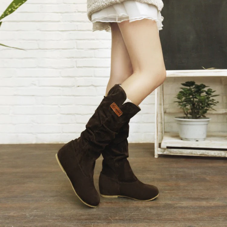 Damen modische Stiefel mit elastischem Schaft und rutschfester Sohle Heidi Mode - Image 4
