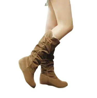 Damen modische Stiefel mit elastischem Schaft und rutschfester Sohle Heidi Mode - Image 5
