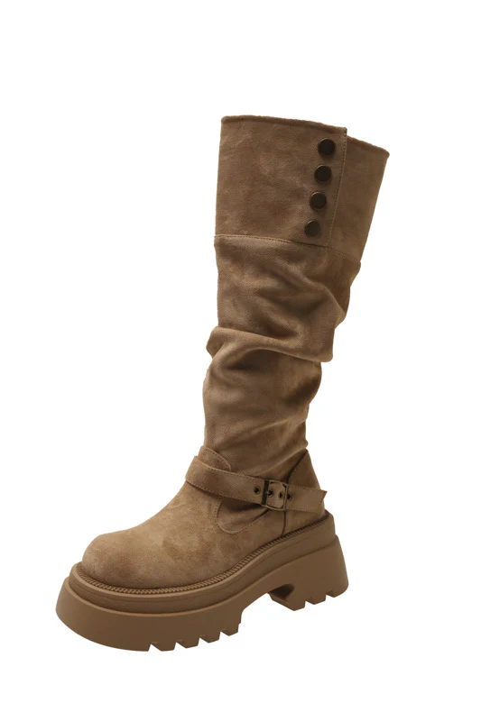 Damen modische Stiefel mit rutschfester Sohle und elegantem Schaft Heidi Mode - Image 6