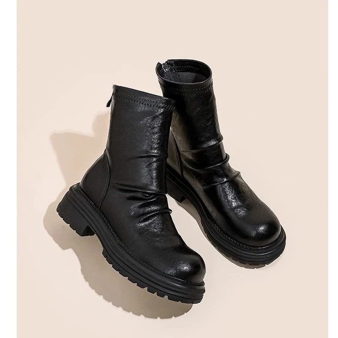 Damen modische Stiefel mit rutschfester Sohle und weichem Obermaterial Heidi Mode - Image 3