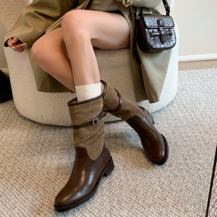 Damen modische Stiefel mit variabler Schaftbreite und bequemem Innenfutter Heidi Mode - Image 3