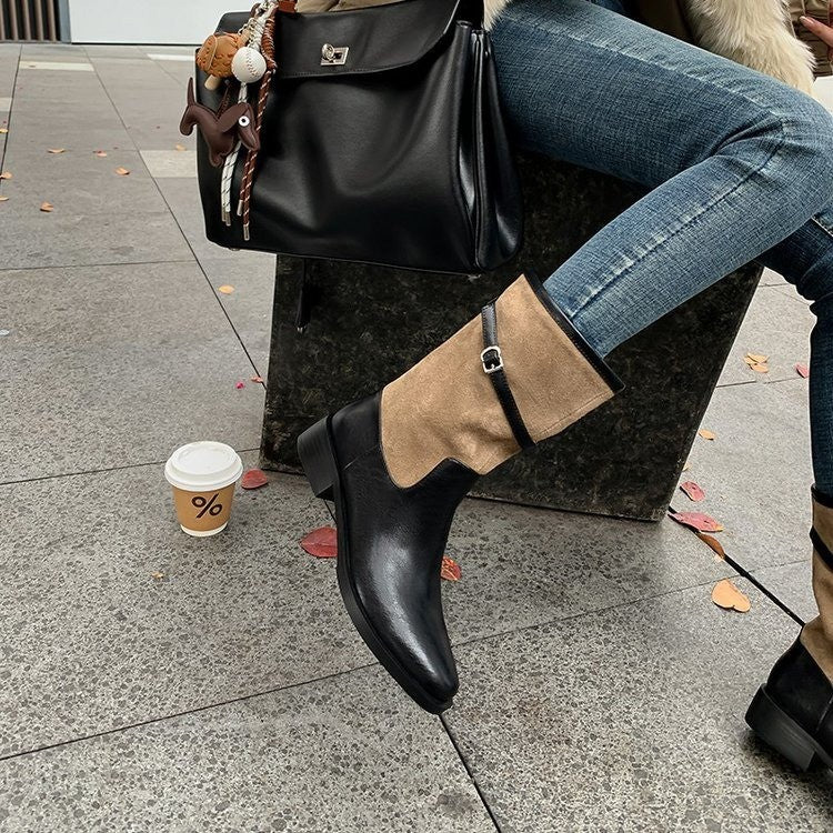 Damen modische Stiefel mit variabler Schaftbreite und bequemem Innenfutter Heidi Mode - Image 4