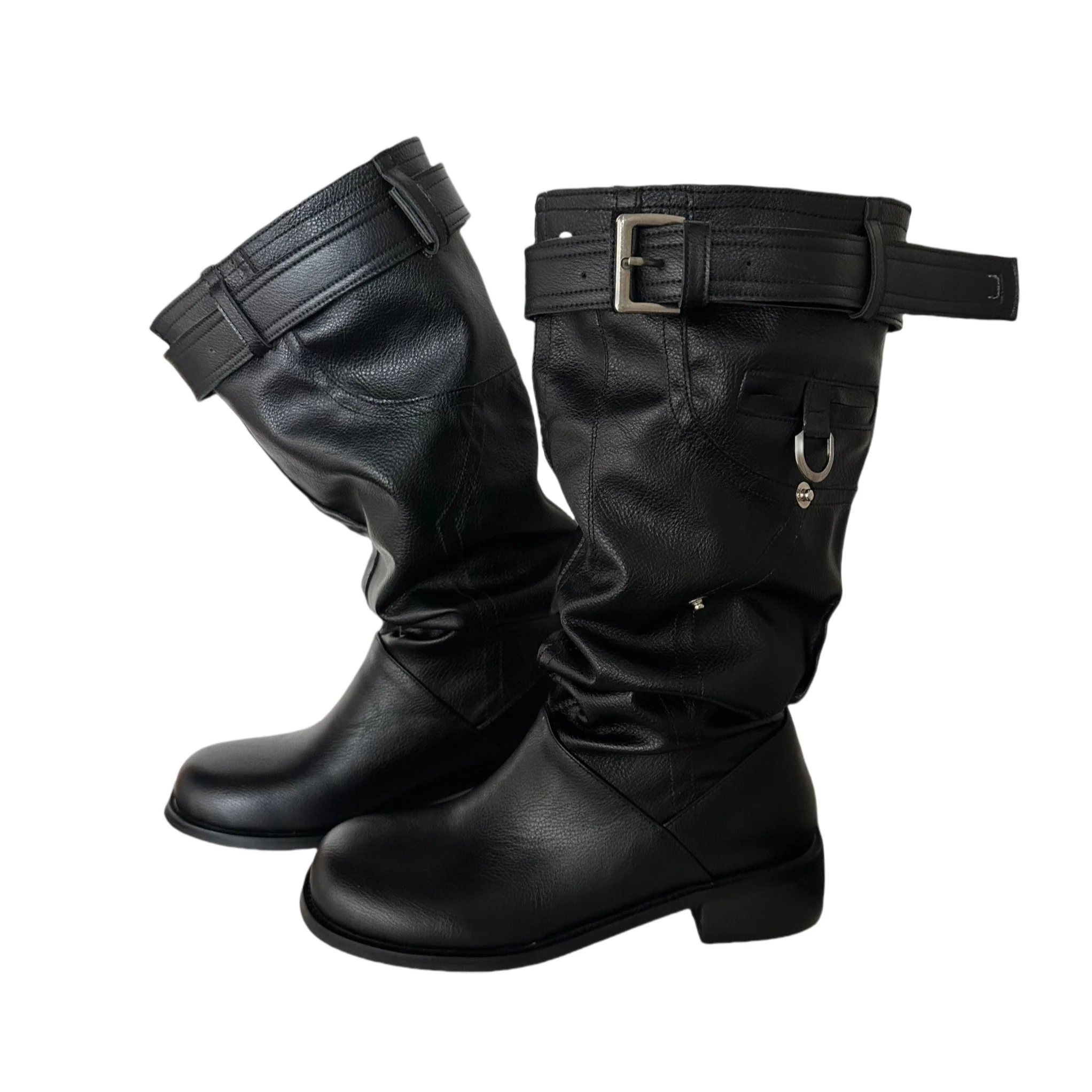 Damen modische Stiefel mit verstellbarem Gummibund und komfortablem Blockabsatz Heidi Mode - Image 6