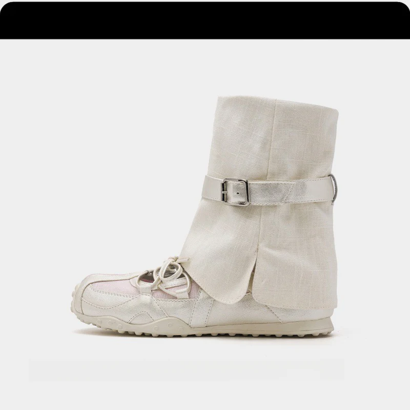 Damen modische Stiefel mit verstellbarem Riemen und rutschfester Sohle Heidi Mode - Image 6