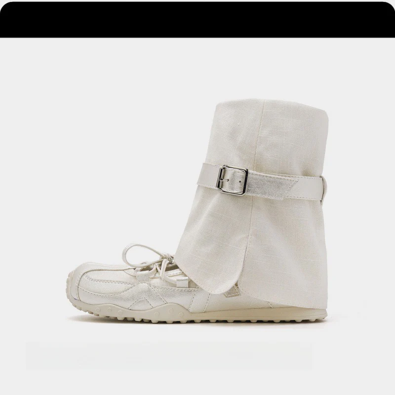 Damen modische Stiefel mit verstellbarem Riemen und rutschfester Sohle Heidi Mode - Image 8