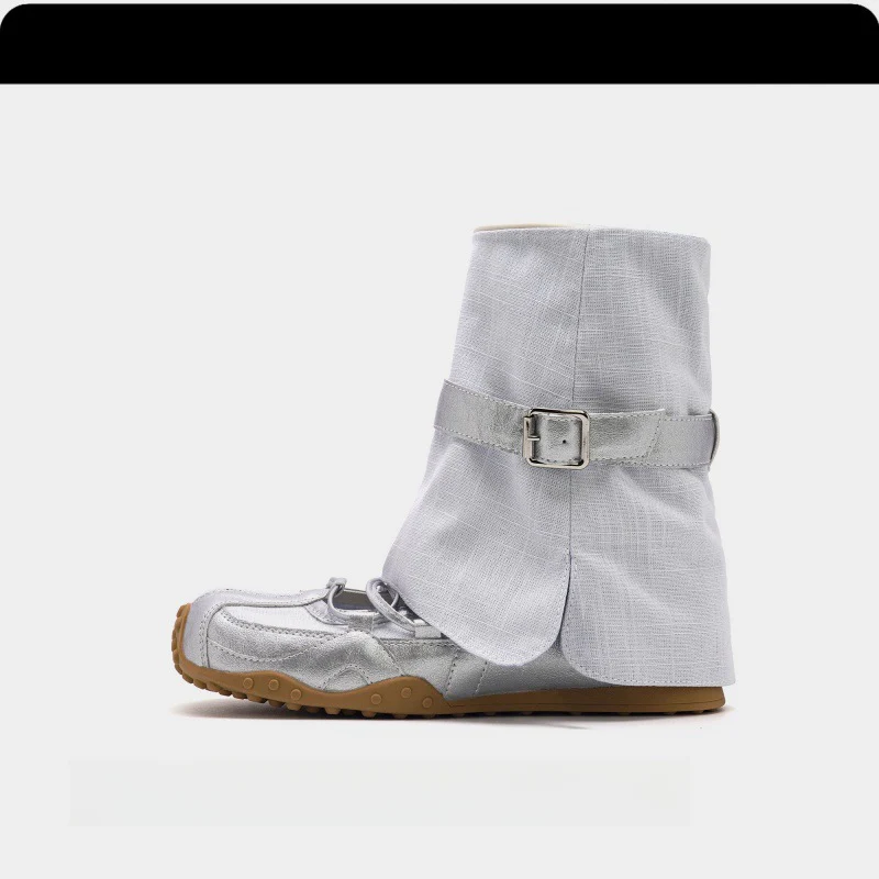 Damen modische Stiefel mit verstellbarem Riemen und rutschfester Sohle Heidi Mode - Image 9