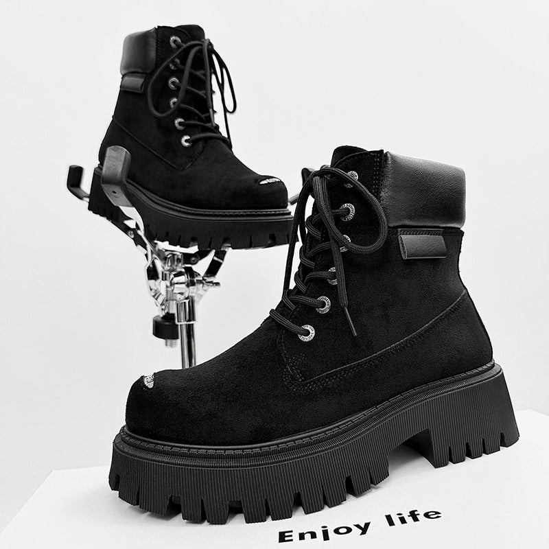 Damen modische Stiefeletten mit trendiger Profilsohle Heidi Mode - Image 3