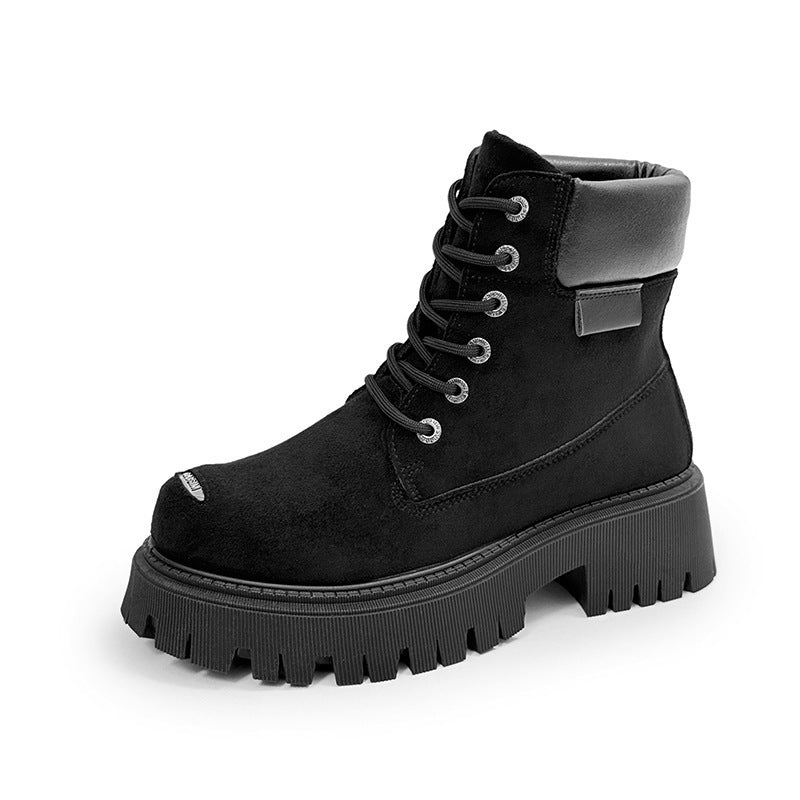 Damen modische Stiefeletten mit trendiger Profilsohle Heidi Mode - Image 5