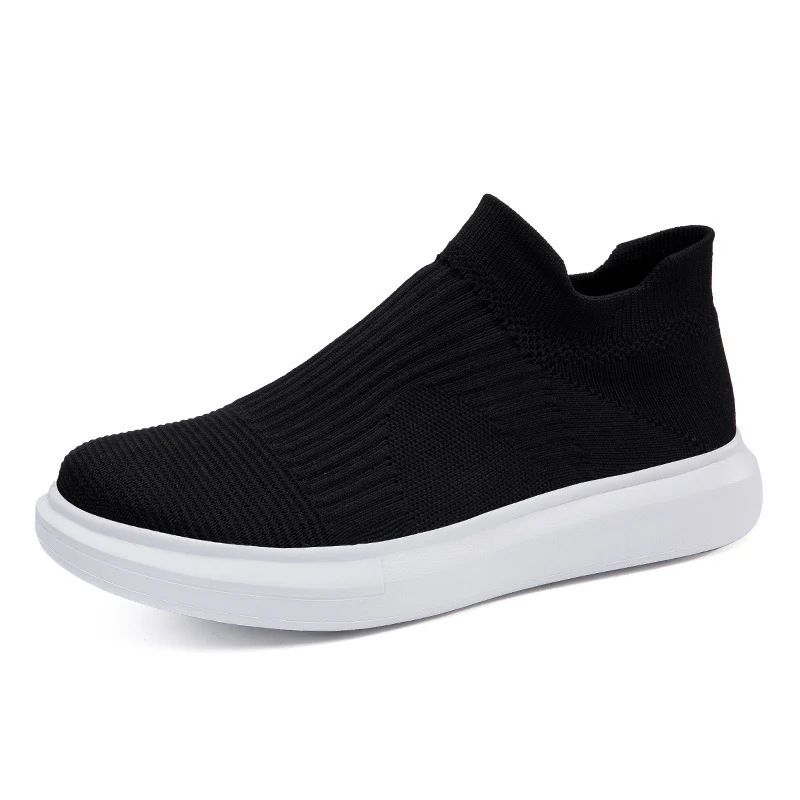 Damen Modische Strick-Sneaker mit hohem Schaft und flexibler Sohle Heidi Mode - Image 2