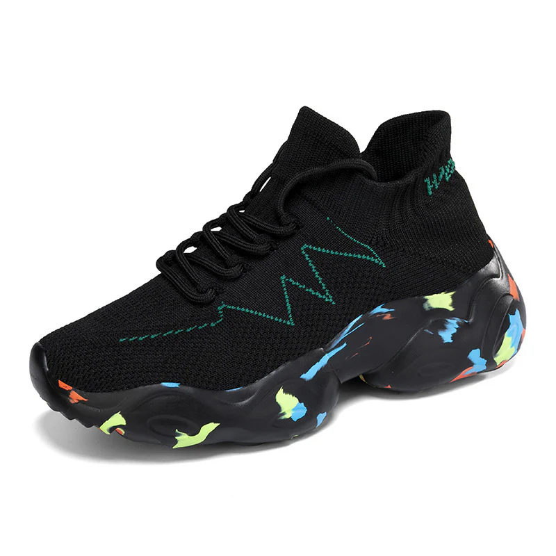Damen Modische Strick-Sneakers mit flexibler Laufsohle Heidi Mode - Image 2