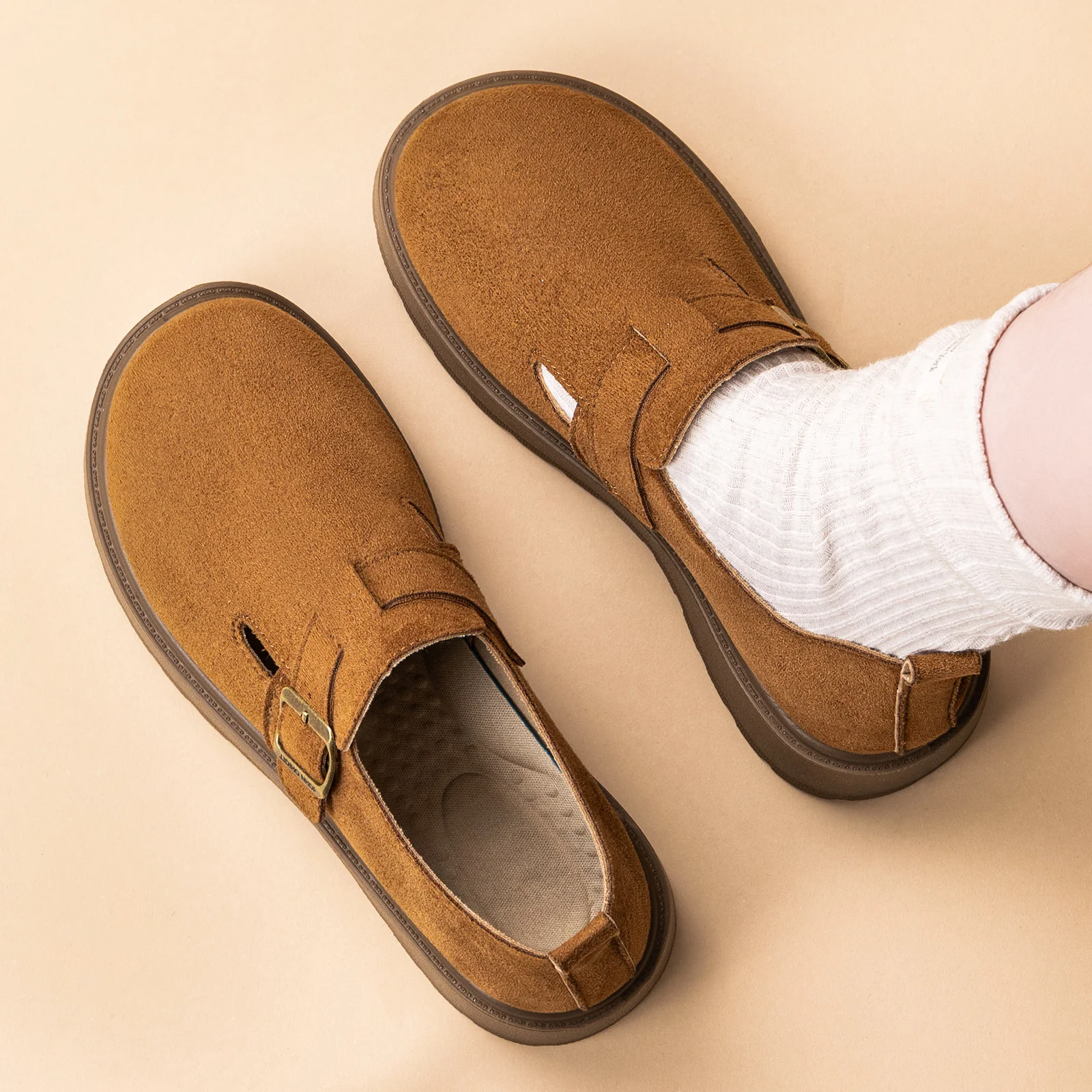 Damen modische und bequeme Clogs mit verstellbarem Riemen Heidi Mode