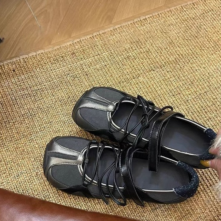 Damen modische und komfortable Ballerinas mit verstellbarem Riemchen-System Heidi Mode - Image 4