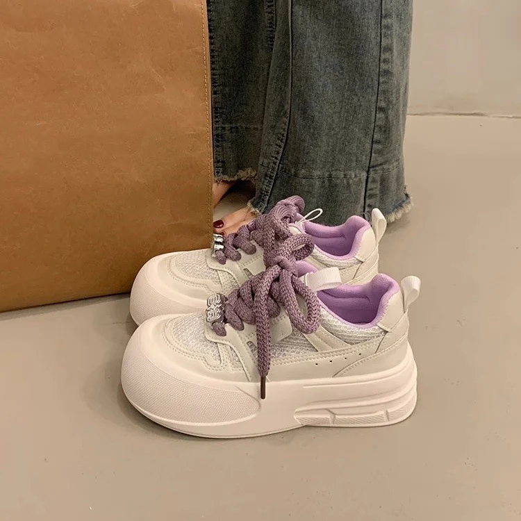 Damen modische und leichte Sneakers mit dämpfender Sohle Heidi Mode - Image 3