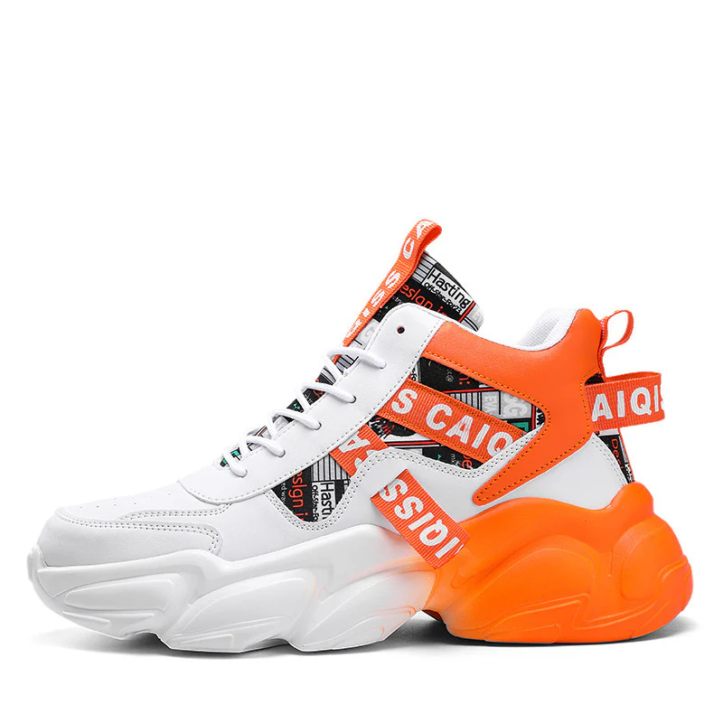 Damen Modische und sportliche High-Top Sneakers mit innovativem Design Heidi Mode - Image 5