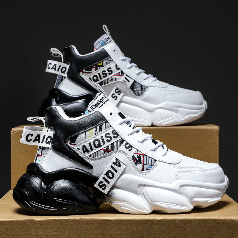 Damen Modische und sportliche High-Top Sneakers mit innovativem Design Heidi Mode - Image 6