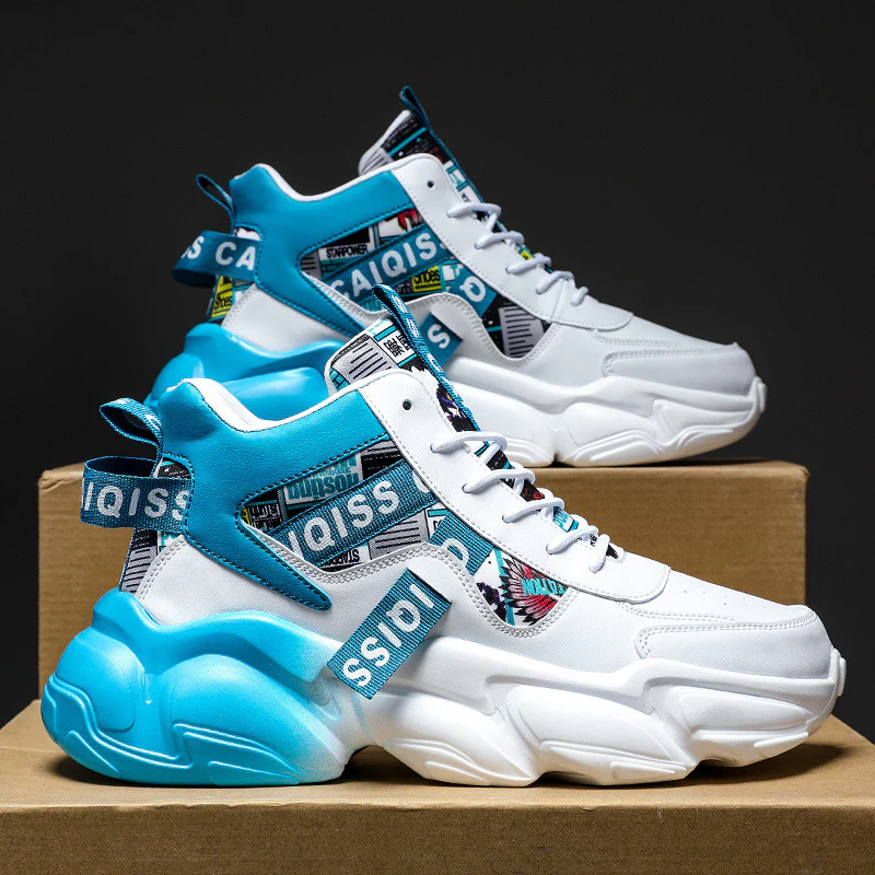 Damen Modische und sportliche High-Top Sneakers mit innovativem Design Heidi Mode - Image 7