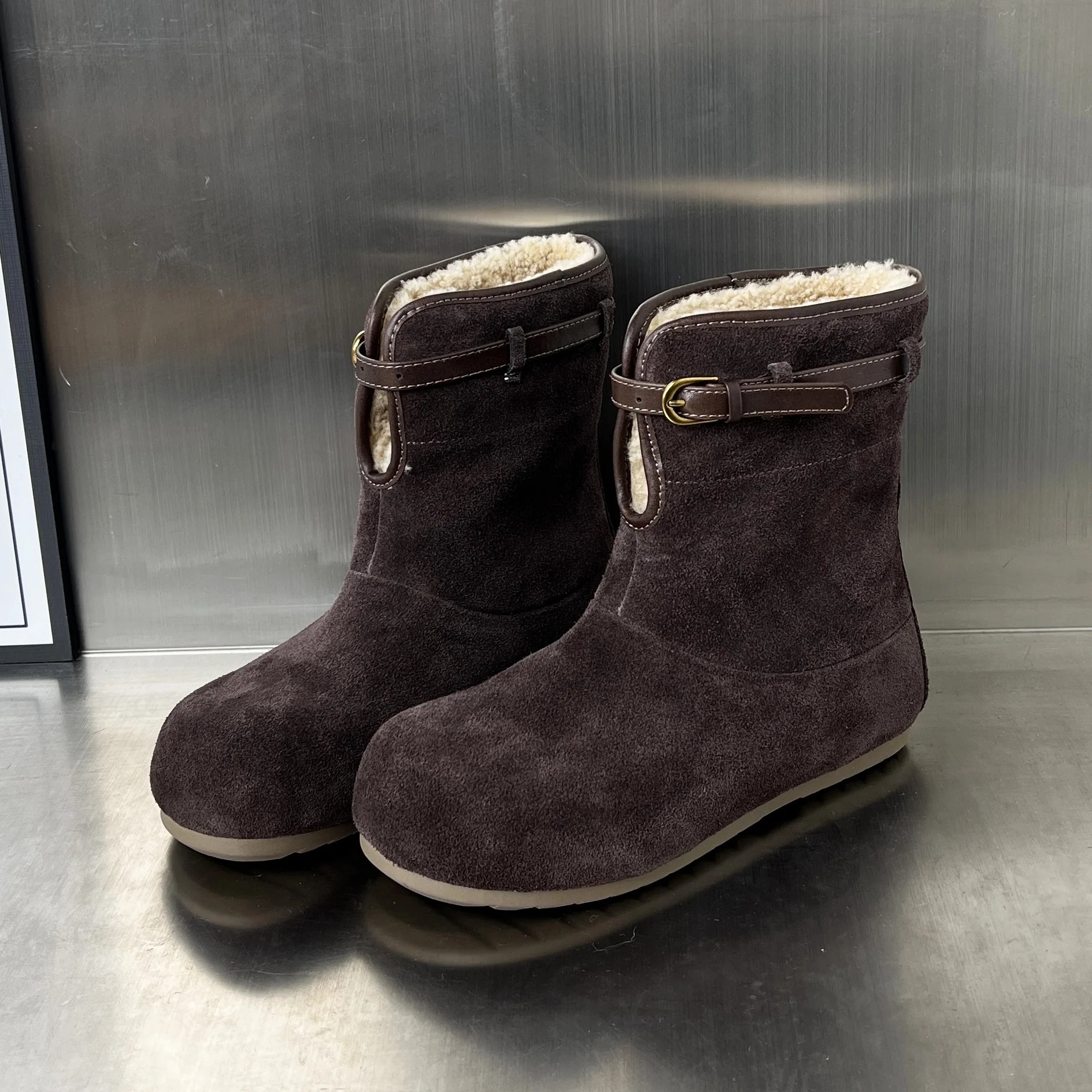Damen modische und warme Stiefel mit weichem Innenfutter Heidi Mode - Image 2