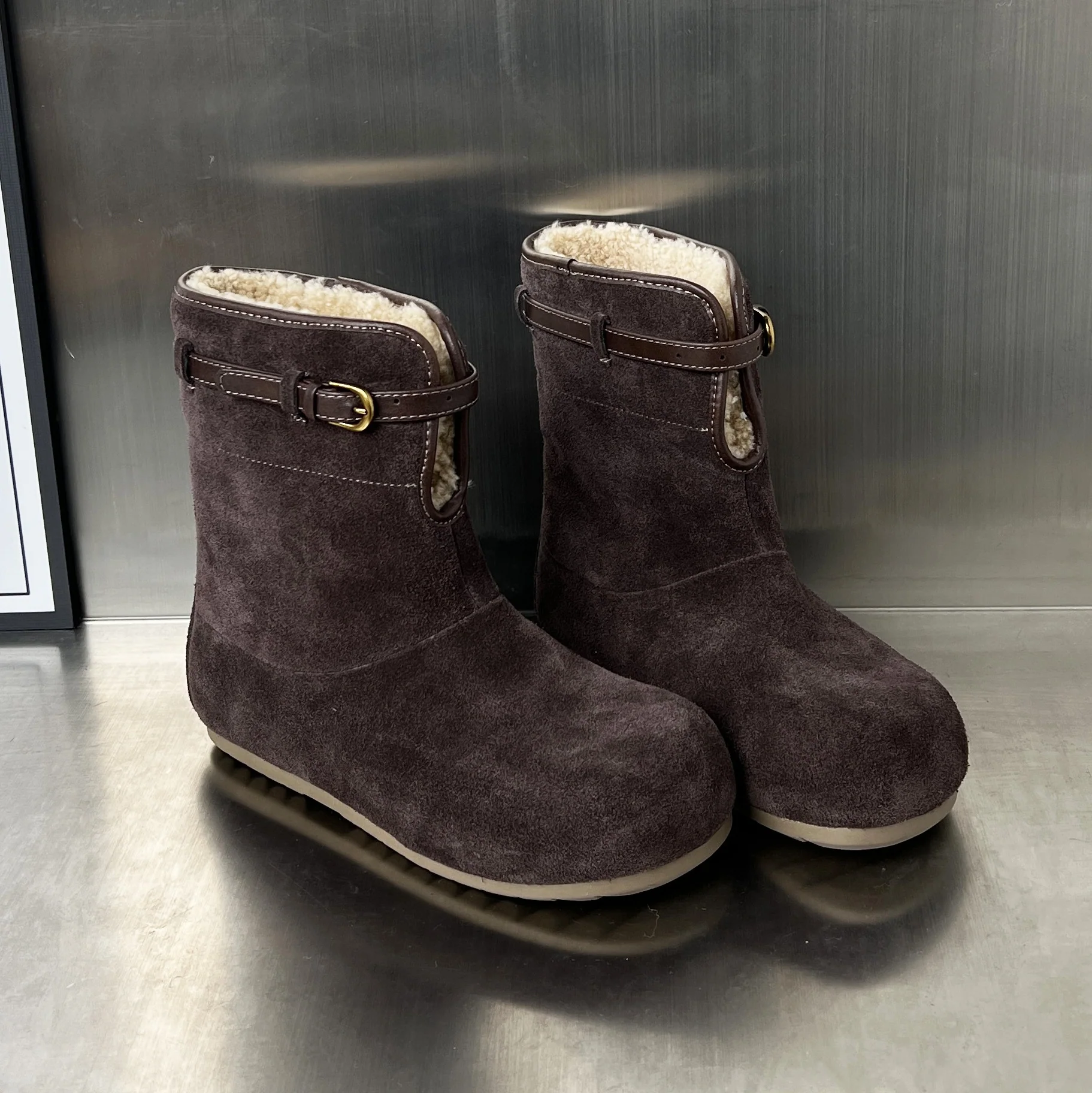 Damen modische und warme Stiefel mit weichem Innenfutter Heidi Mode - Image 4