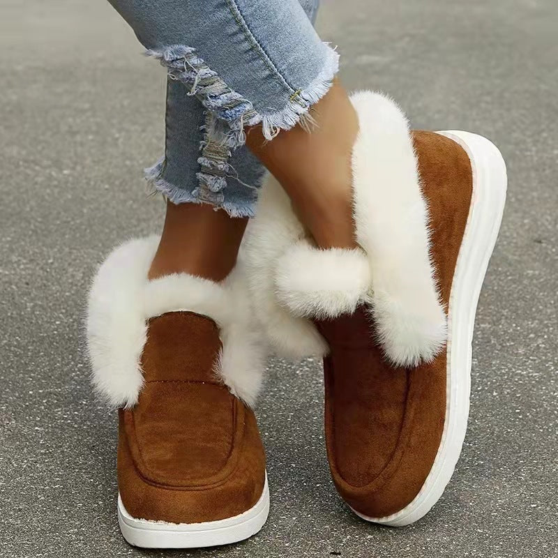 Damen modische und warme Winterstiefel mit kuscheligem Innenfutter Heidi Mode - Image 4