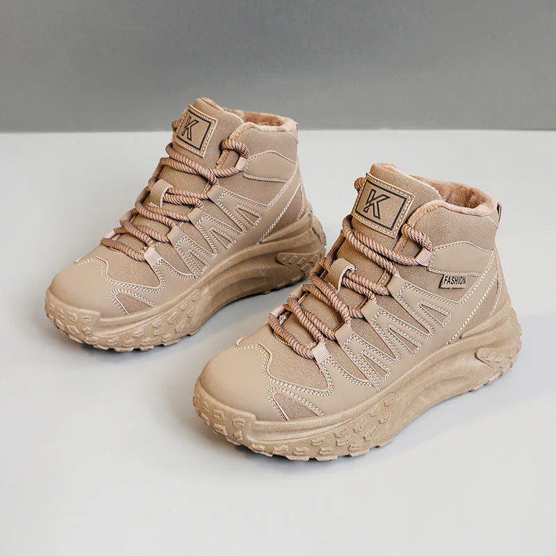 Damen modische Winter-Sneaker mit isolierendem Fleece-Futter und rutschfester Laufsohle Heidi Mode - Image 6