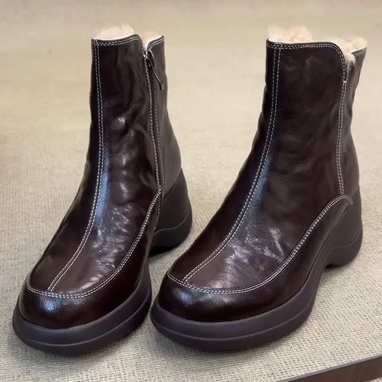 Damen modische Winterstiefel mit bequemer Innenpolsterung und rutschfester Sohle Heidi Mode - Image 2