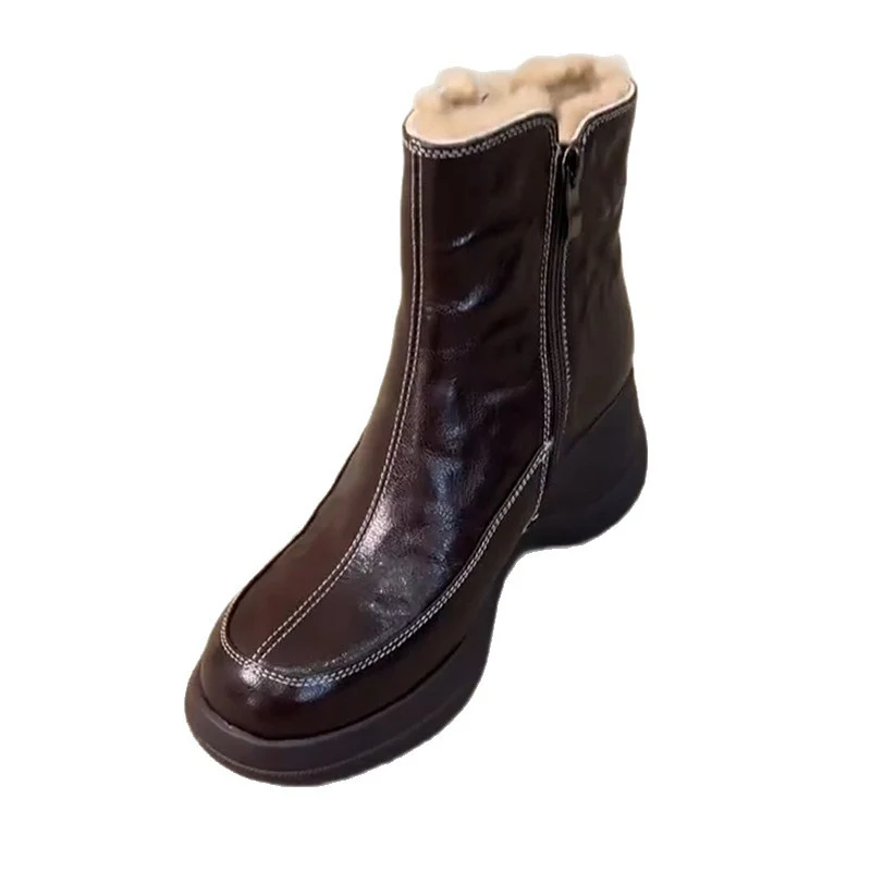 Damen modische Winterstiefel mit bequemer Innenpolsterung und rutschfester Sohle Heidi Mode - Image 5