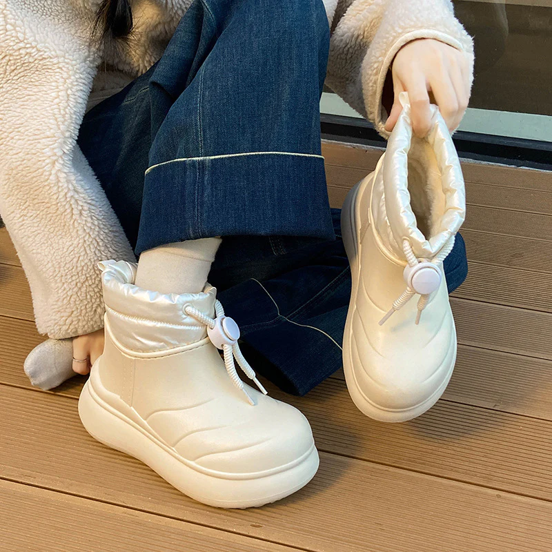 Damen modische Winterstiefel mit dämpfendem Innenfutter und wasserabweisender Oberfläche Heidi Mode - Image 4