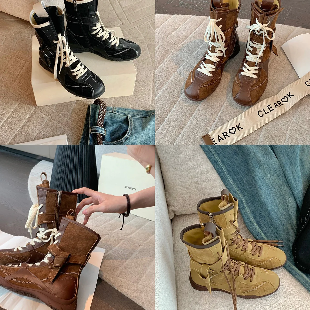 Damen modische Winterstiefel mit komfortablem Futter und stylischem Design Heidi Mode - Image 3