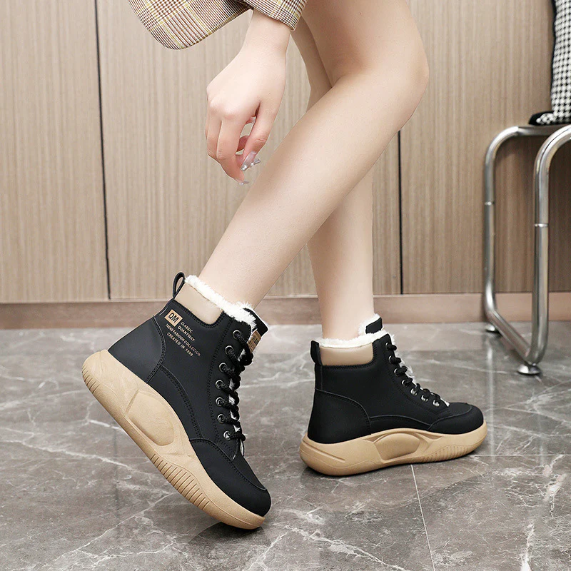 Damen modische Winterstiefel mit kuscheligem Fleece-Futter und rutschfester Sohle Heidi Mode - Image 3