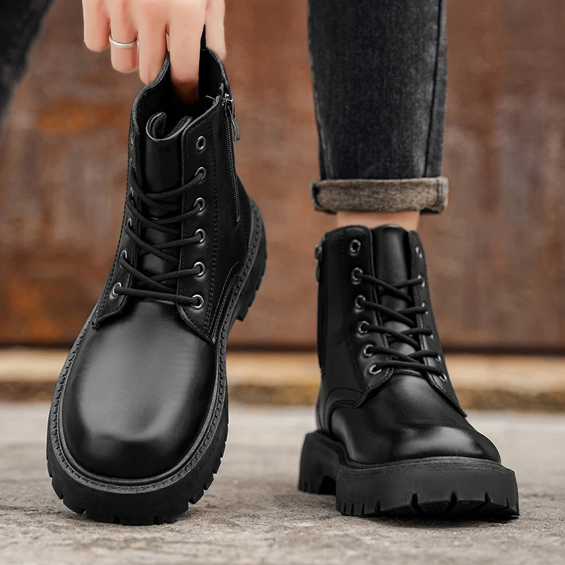 Damen Modische Winterstiefel mit robuster Profilsohle und praktischer Schnürung Heidi Mode