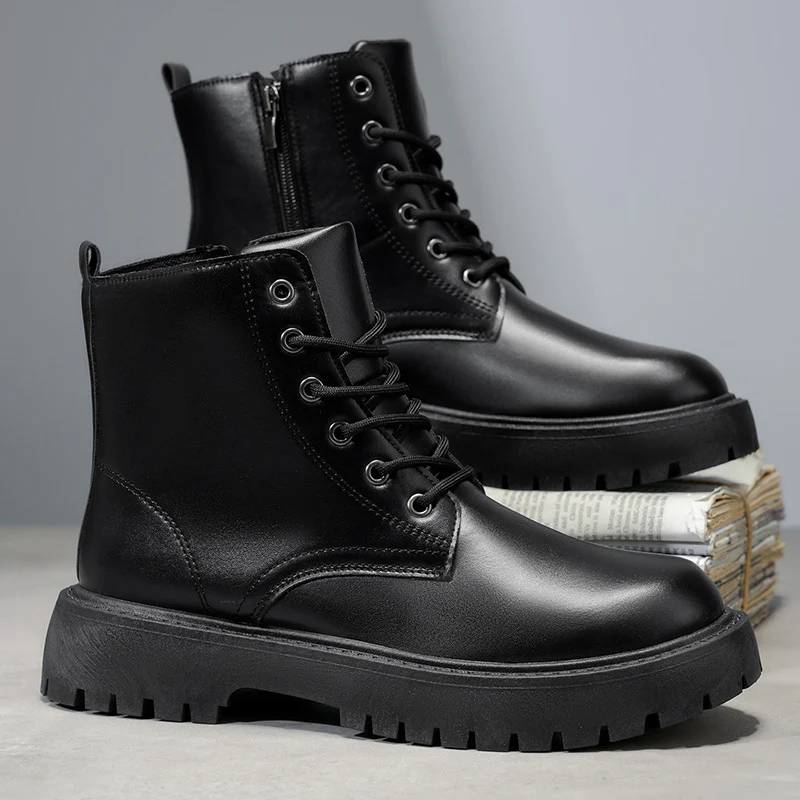 Damen Modische Winterstiefel mit robuster Profilsohle und praktischer Schnürung Heidi Mode - Image 3