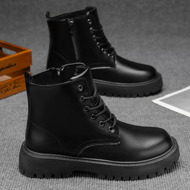 Damen Modische Winterstiefel mit robuster Profilsohle und praktischer Schnürung Heidi Mode - Image 4