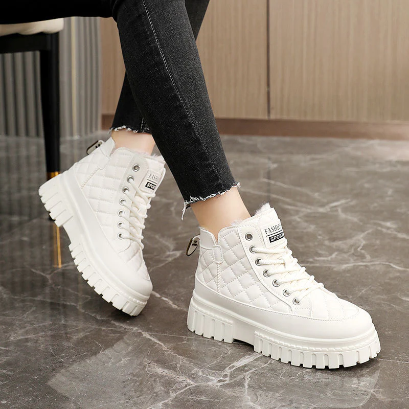 Damen modische Winterstiefel mit rutschfester Sohle und kuscheligem Innenfutter Heidi Mode - Image 4