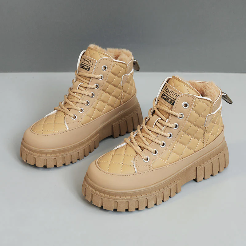 Damen modische Winterstiefel mit rutschfester Sohle und kuscheligem Innenfutter Heidi Mode - Image 6
