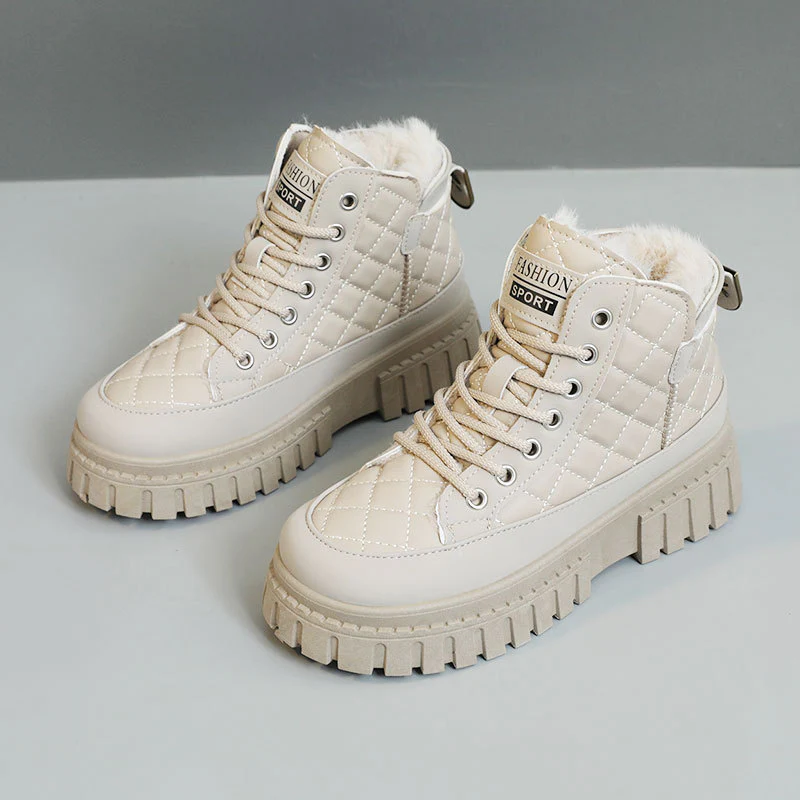 Damen modische Winterstiefel mit rutschfester Sohle und kuscheligem Innenfutter Heidi Mode - Image 8